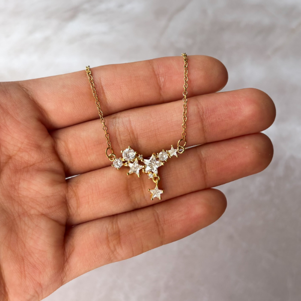 Producto - Collar estrellitas doradas