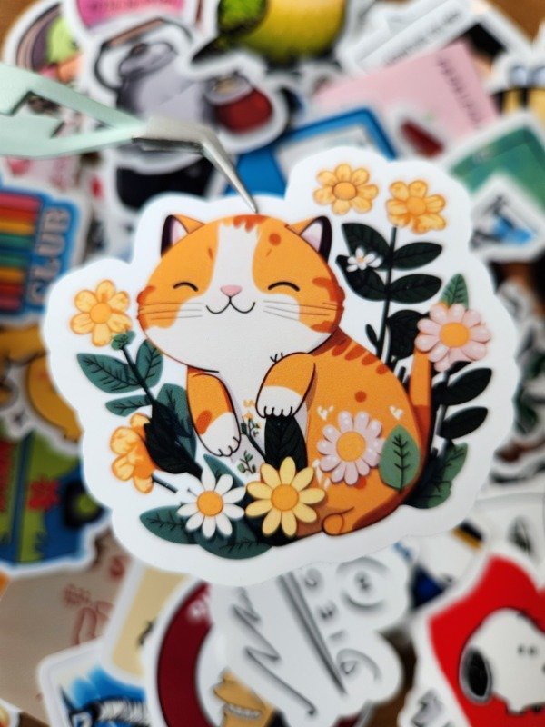 Producto - 363 - Gatito en flores