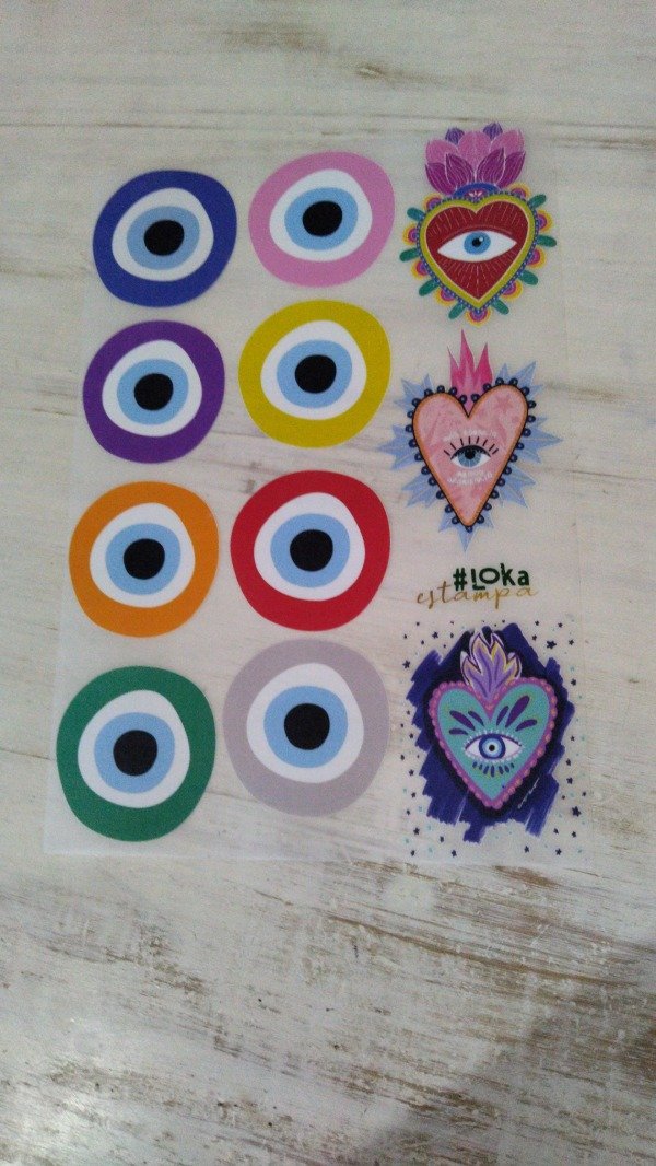 Producto - Termotransferibles 20x29cm Ojo Turco #1