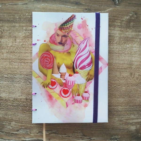 Producto - Cuaderno copta chico desnudo