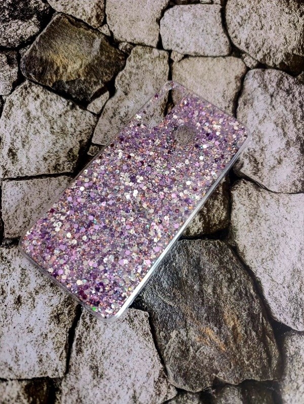 Producto - Funda rígida brillantina Samsung A20/A30 lila