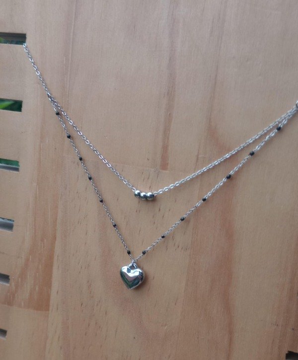 Producto - Collar Doble con Corazón - 1