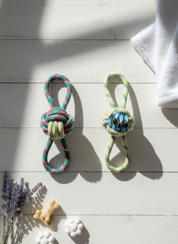 Producto - Juguete pelota trenzada resistente