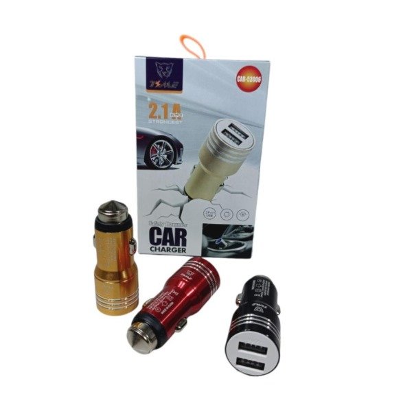 Producto - CARGADOR DE AUTO 2USB 53006