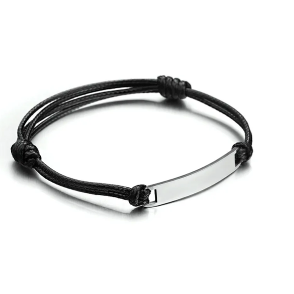 Producto - PULSERA BLACK. ACERO PLATEADO