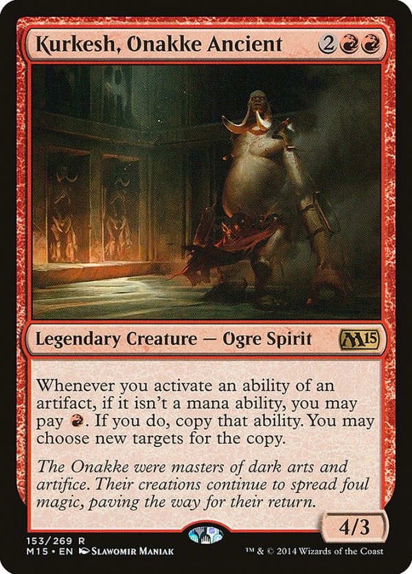 Producto - Kurkesh, Onakke Ancient #153  Magic 2015 Core Set
