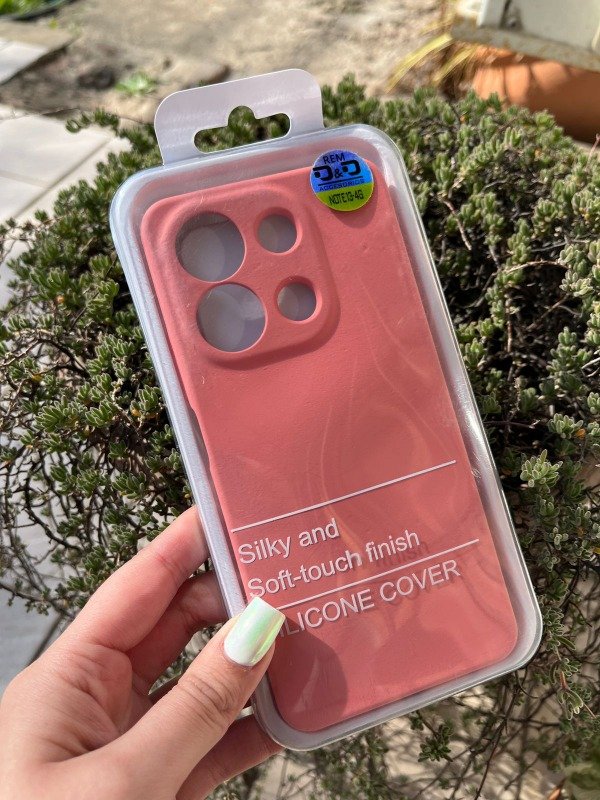 Producto - Xiaomi note 13 silicona con felpa rosa