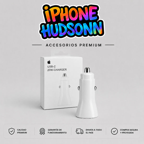 Producto - Cargador de auto Apple 20w - 0