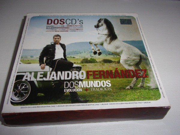 Producto - 2 CDS ALEJANDRO FERNANDEZ DOS MUNDOS EVOLUCION TRADICION C1