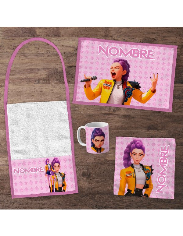 Producto - Set Jardin Personalizado SajaBoys - Las Guerreras Kpop #23