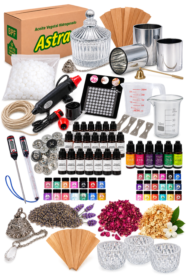 Producto - KIT ULTRA COMPLETO PARA VELAS  AROMÁTICAS - 0