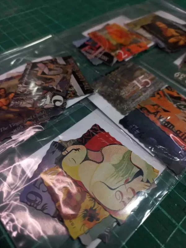 Producto - Set stickers - Estampillas de pinturas x5