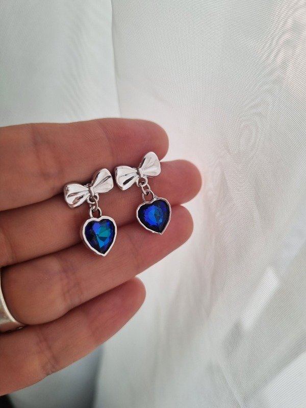 Producto - Aros coquette cora azul