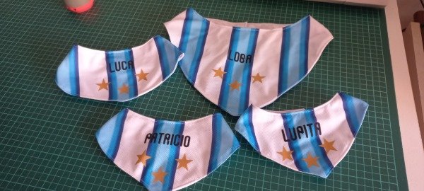 Producto - Bandana Argentina 2026 3 estrellas personalizada