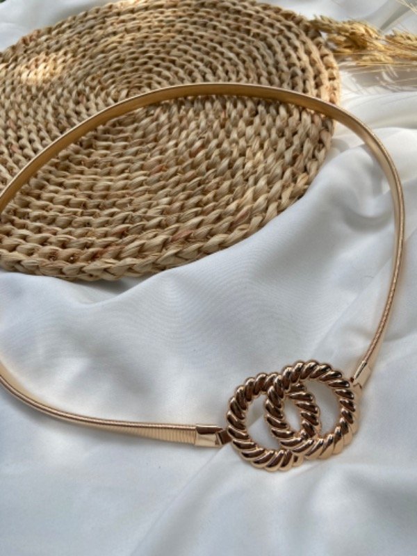 Producto - Cinto dorado circulo