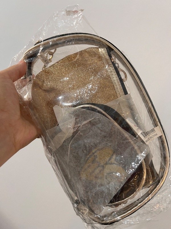 Producto - Set de 3 portacosmeticos distintas medidas dorado