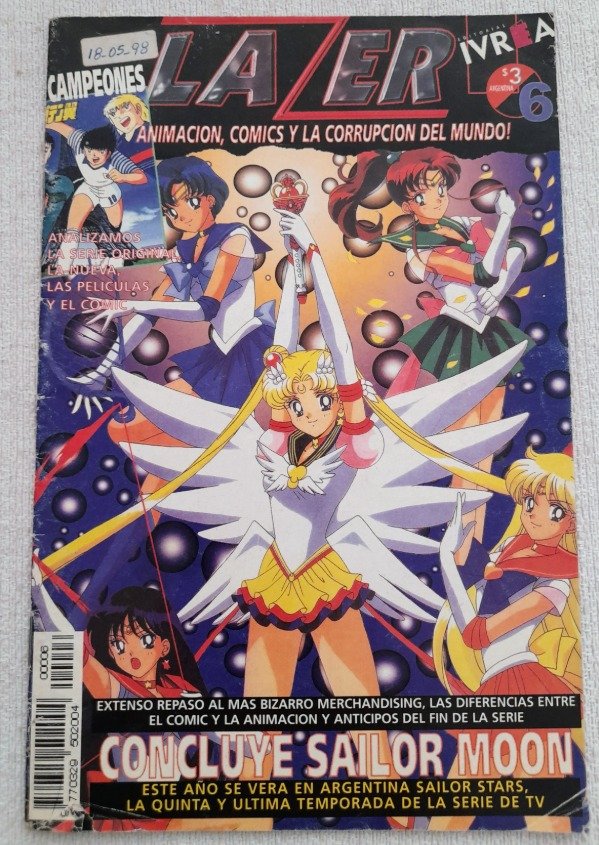 Producto - Revista Lazer #6 - Concluye Sailor Moon - Ivrea