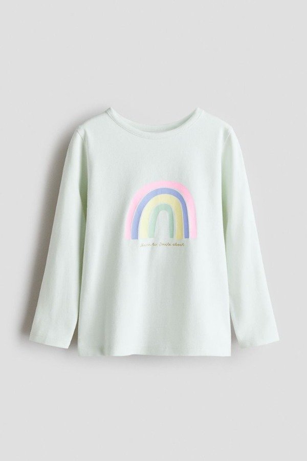 Producto - Remera HyM arcoiris verde - 0