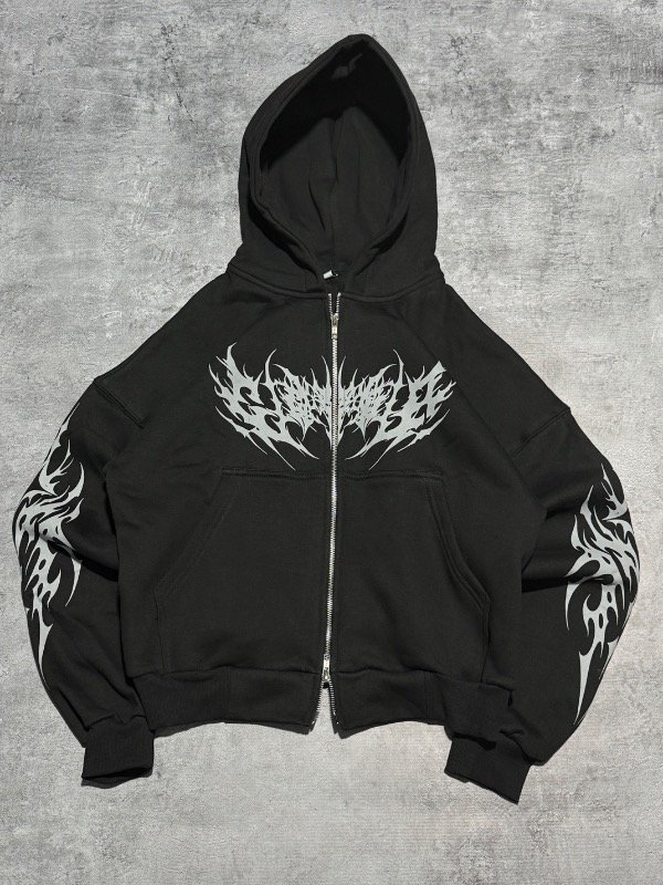 Producto - CAMPERA BOXY TRIBAL DOBLE CIERRE