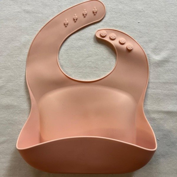 Producto - Baberos silicona rosa