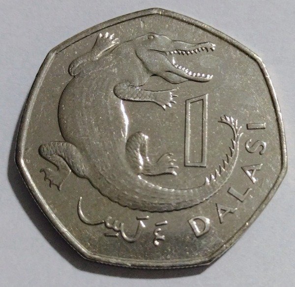 Producto - Gambia 1 Dalasi 2011 Cocodrilo KM# 59a