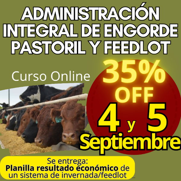 Producto - Curso Online: Administración Integral de Engorde Pastoril y Feedlot - 0