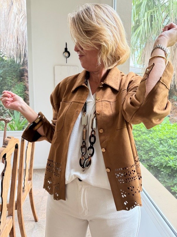 Producto - Camisaco gamuza guarda