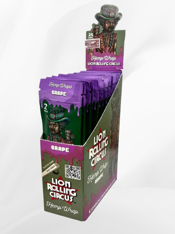 Producto - LION HEMP WRAP GRAPE