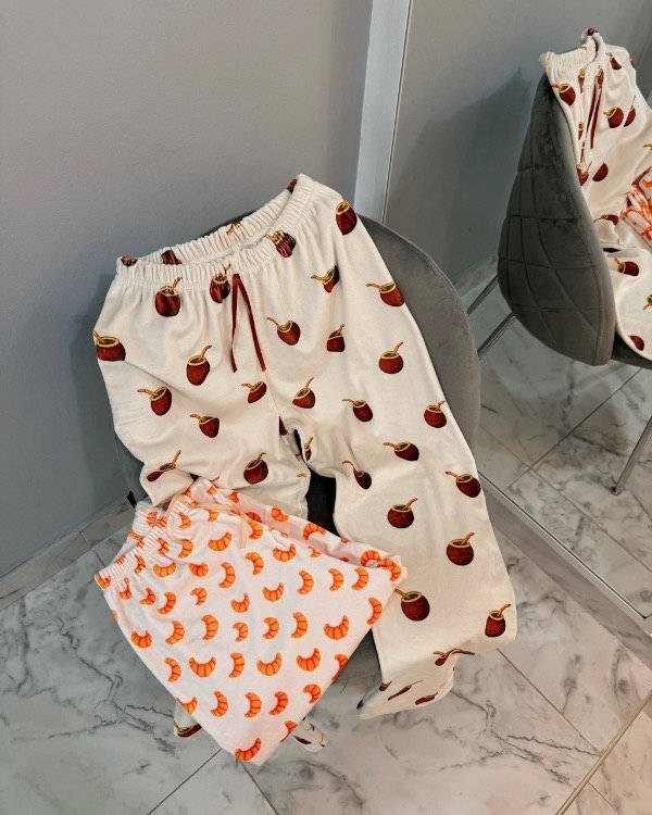 Producto - PREVENTA PANTALON PIJAMA PLUSH MATECITOS