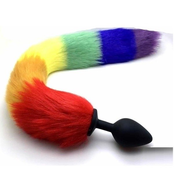 Producto - Plug cola Multicolor foxy