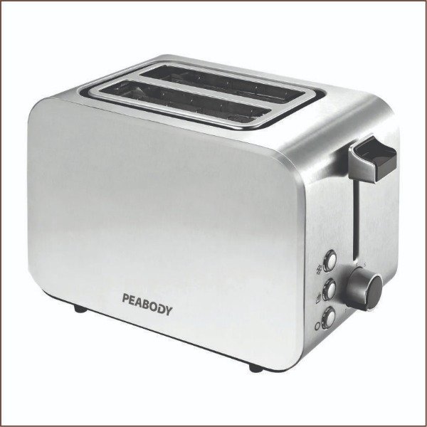Producto - Tostadora Eléctrica Peabody Pe-t8127 2 Panes 7 Niveles 850w Color Plateado