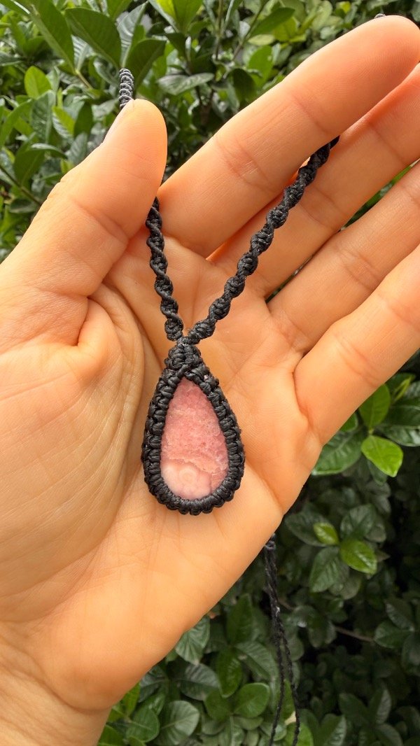 Producto - Collar Amuleto Rodocrosita - Amor Propio