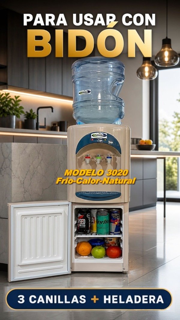 Producto - MODELO 3020 - PARA BIDÓN - HELADERA FRIGOBAR
