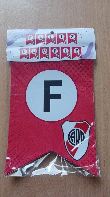 Producto - Banderín Personaje "FC" River