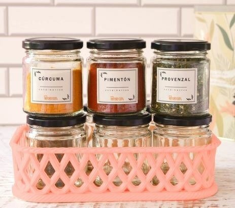 Producto - Set Especiero Bandeja + Frascos 6125