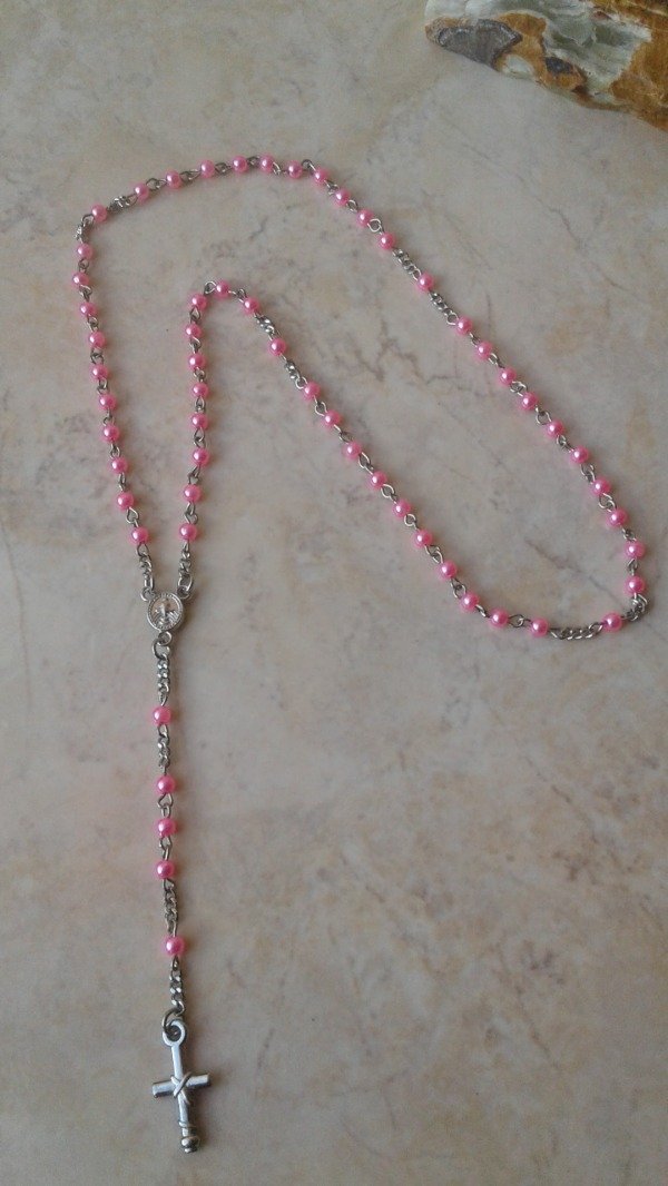 Producto - Rosario de Gratitud Rosa Pétalo