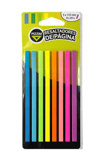 Producto - Resaltadores de Página Pizzini  Pack x 8 unidades