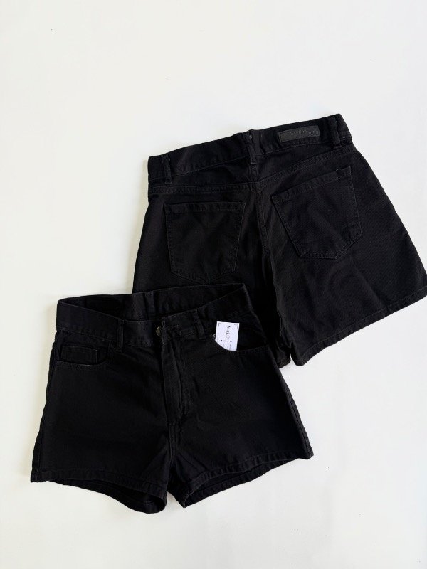 Producto - SHORT DEBIM BEVERLY BLACK - 0