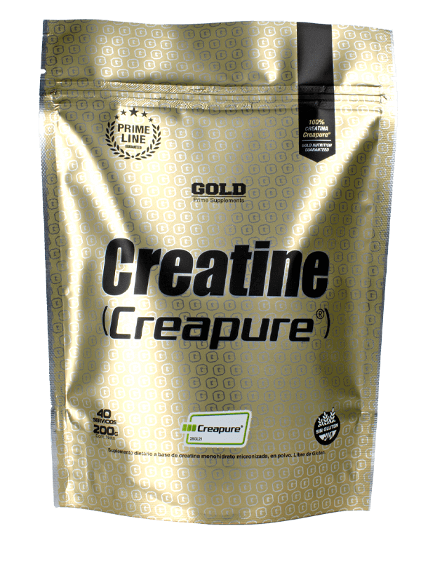 Producto - Creatina Monohidrato CREAPURE X 200GRS 40 SERV GOLD NUTRITION