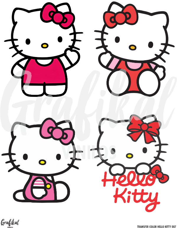 Producto - Transfer Color Hello Kitty 007
