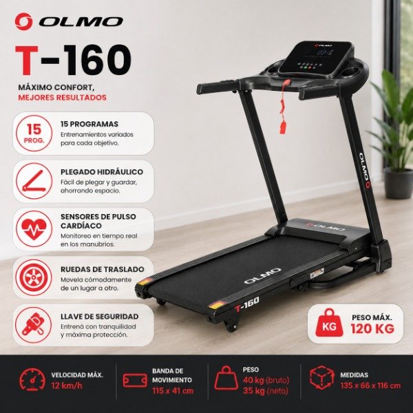Producto - CINTA CAMINADORA FIT T-160