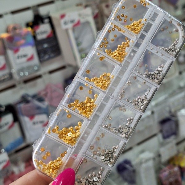 Producto - Caviar en cajita x12 plateado y dorado media perla - 2