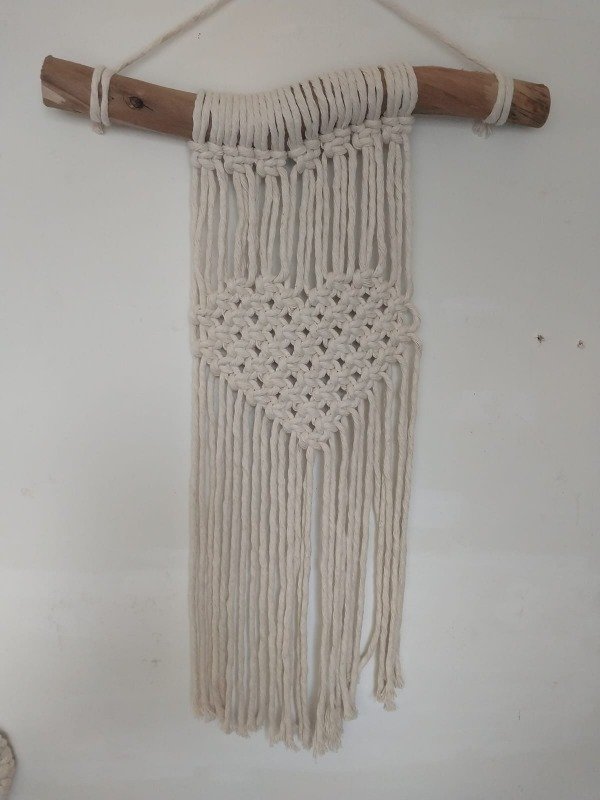 Producto - Colgante corazón macramé