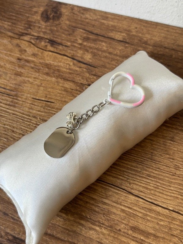 Producto - Llavero Kids Corazón Blanco