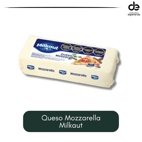 Producto - Queso Mozzarella barra Milkaut (x kg)