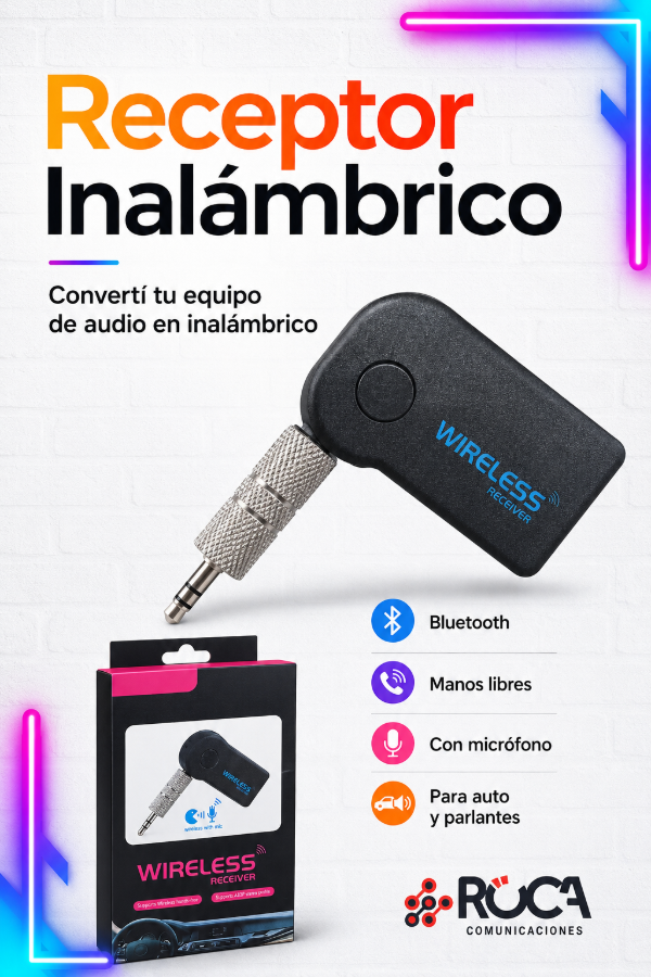 Producto - Receptor Bluetooth Wireless Receiver