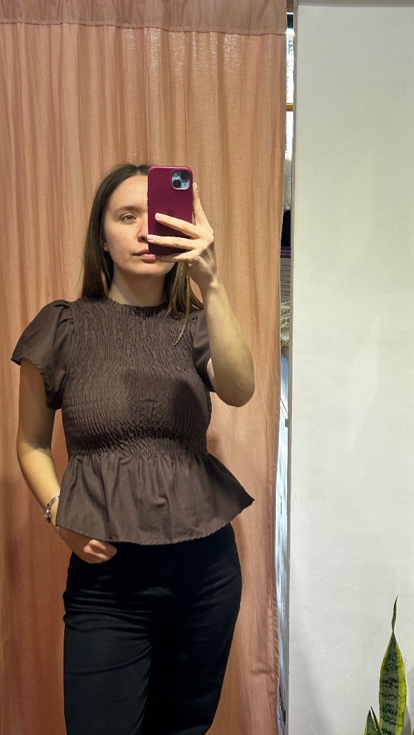 Producto - Blusa fruncida CHOCO - 0