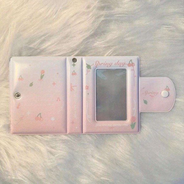 Producto - Mini binder rosa con flores+