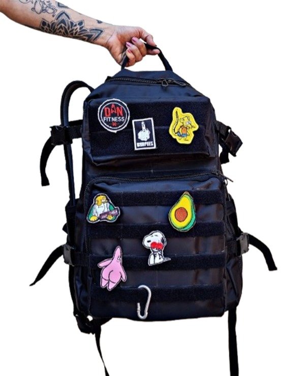 Producto - Mochila Tactica Militar 40 Lts Negra Crossfit Fitness