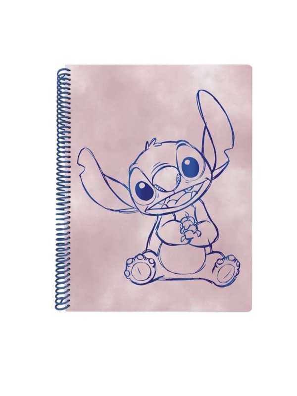 Producto - Cuaderno Universitario Mooving A4 Tapa Semi Rígida - Stitch Rosa